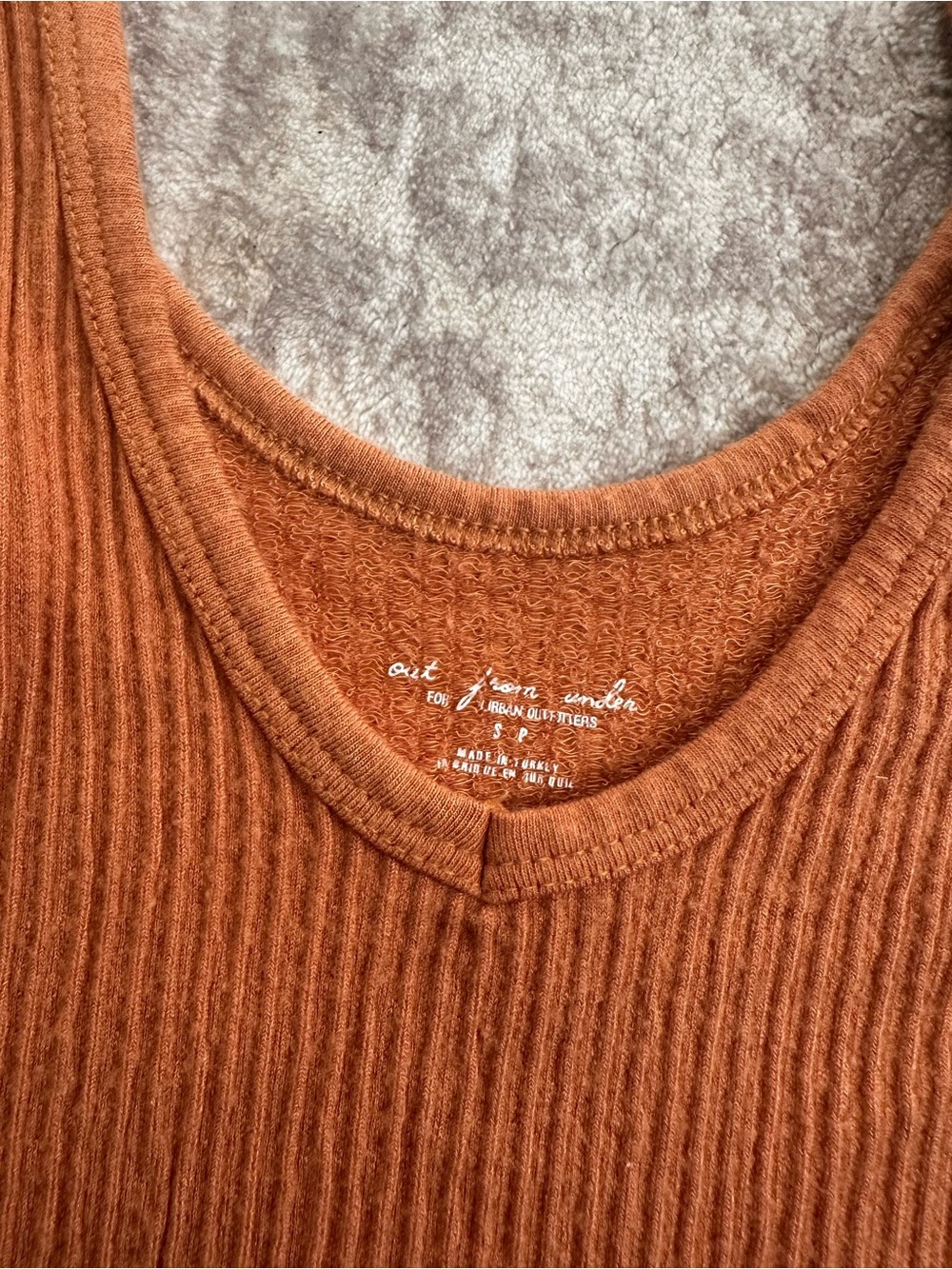 Out from under Ribbed Knit Tank Top - Rust - Picture 2 of 4
